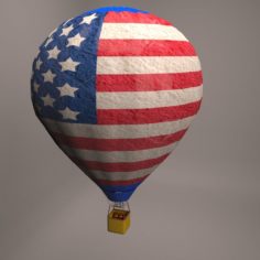 Hot air  balloon-1 3D Model