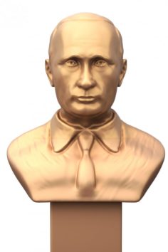 3d model Vladimir Putin material bronze Suitable for 3D printing 3D Model