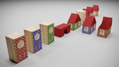 House blocks 3D Model
