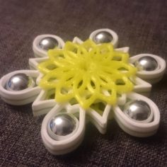 Flower Hand Spinner 2 3D Print Model