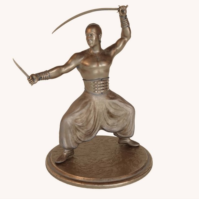 Cossack statue 3D Model