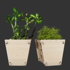 Vee planter 3D Model