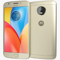 Motorola Moto E4 Plus (USA) Fine Gold 3D Model