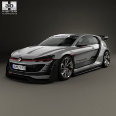 Volkswagen GTI Supersport Vision Gran Turismo 2014 3D Model