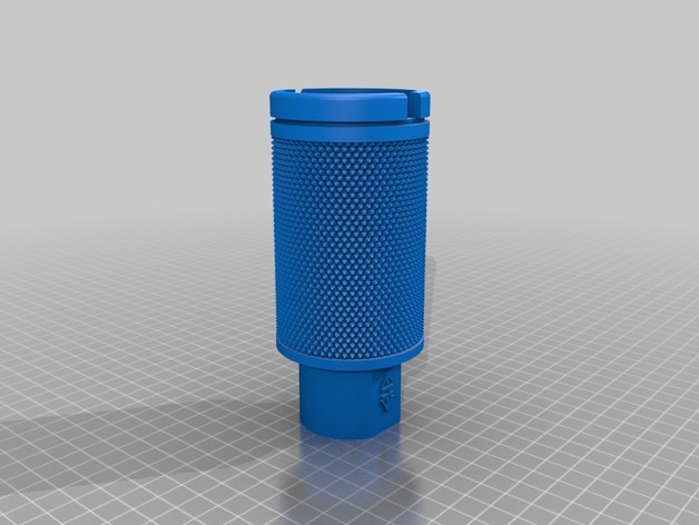 Flash Hider Barrel Attachment v6 3D Print Model
