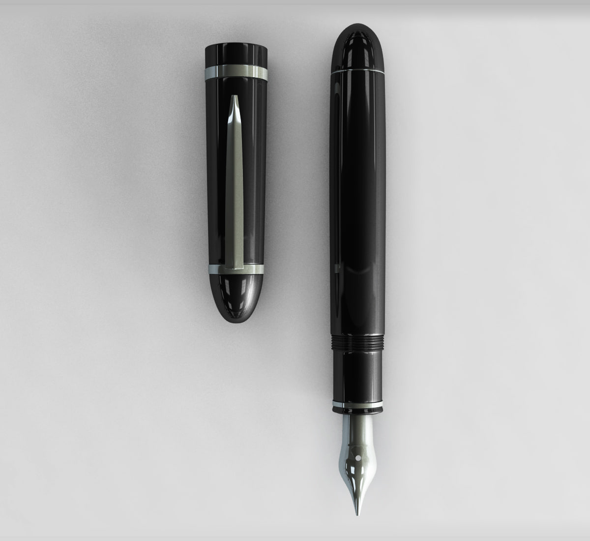 3D model Fountain Pen 3D Model