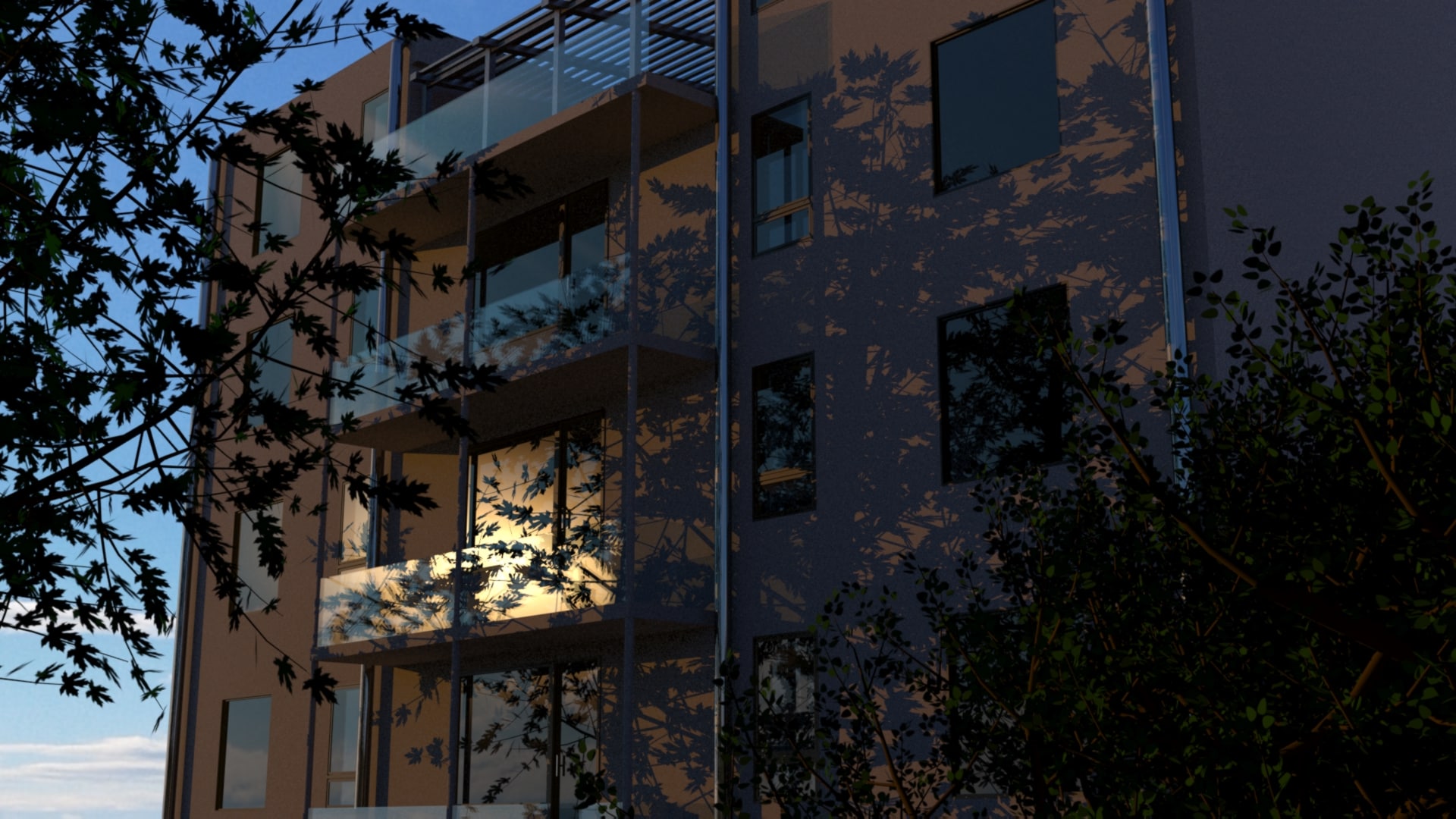 Residential Building 3D Model