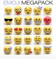 Emoji pack 3D Model