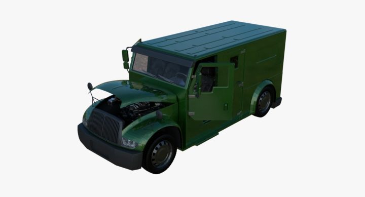 3D Bullion Van 3D Model