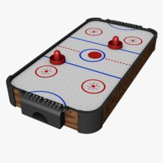 Air Hockey Rink 3D 3D Model