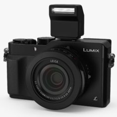 Digital Camera Panasonic LX100 Black 3D Model