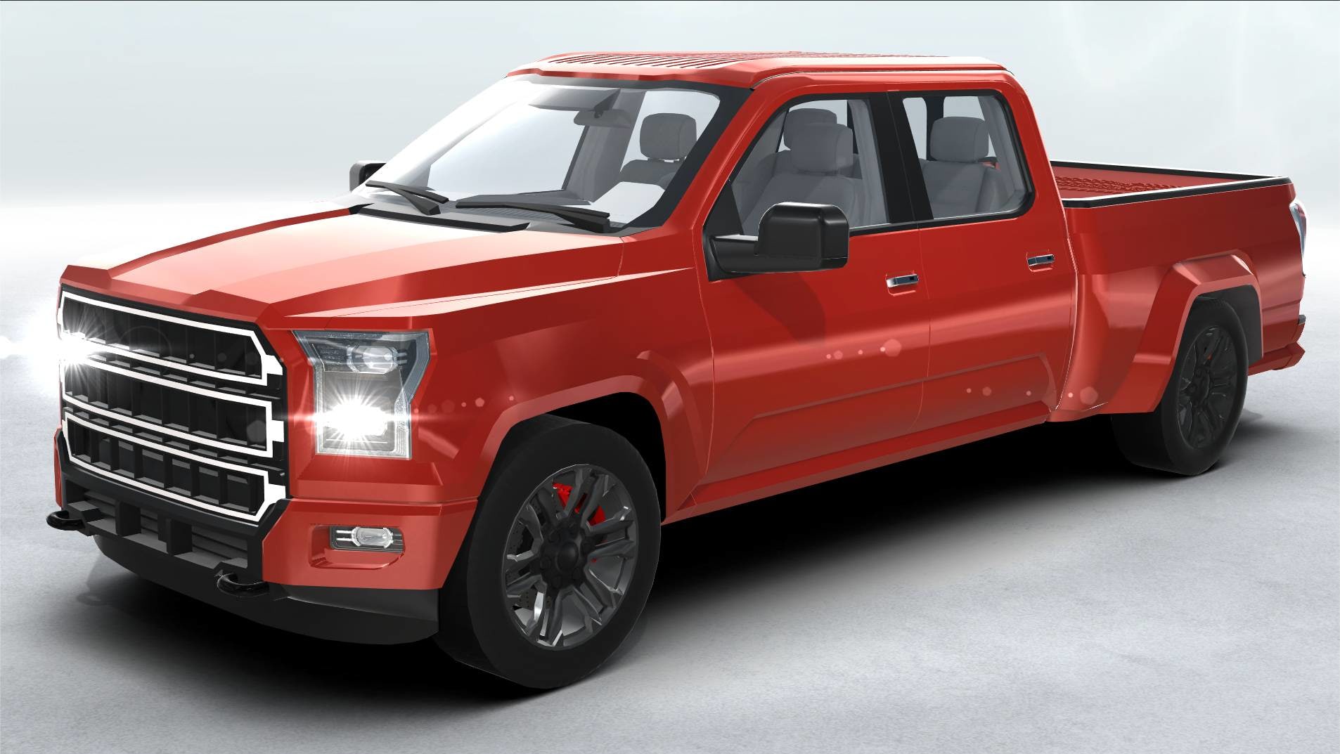 Generic Pickup Realtime 3D Model