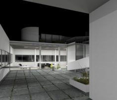 villa savoye-Le corbusier 3D 3D Model