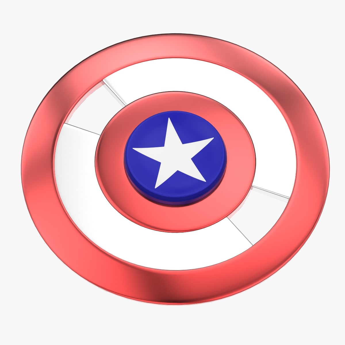 3D model Spinner Captain AMERICA 3D Model