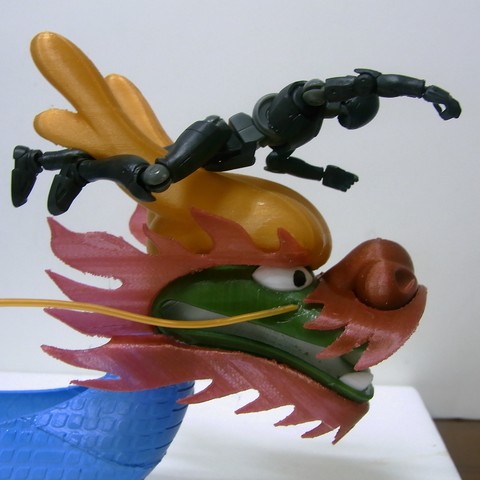 Dragon Boat 3D Print Model