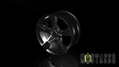 Camaro wheel 2010 3D Model