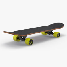 3D Classic Skateboard Generic model 3D Model