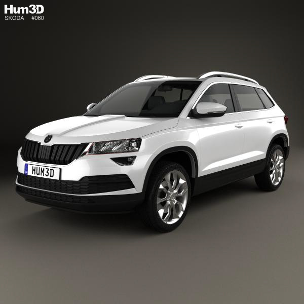 Skoda Karoq 2018 3D Model