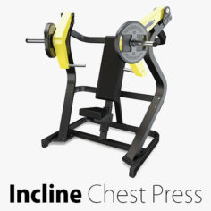 Technogym – Plate Loaded Incline Chest Press 3D Model