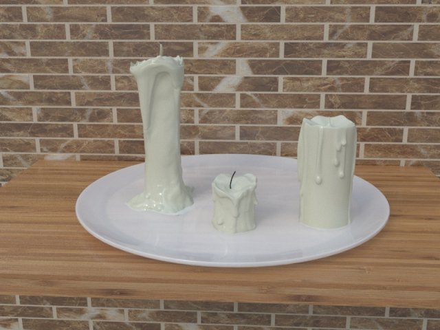 Candle 3D Model