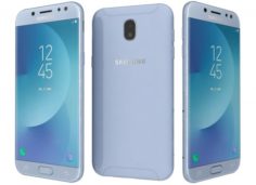 Samsung Galaxy J5 2017 Blue 3D Model