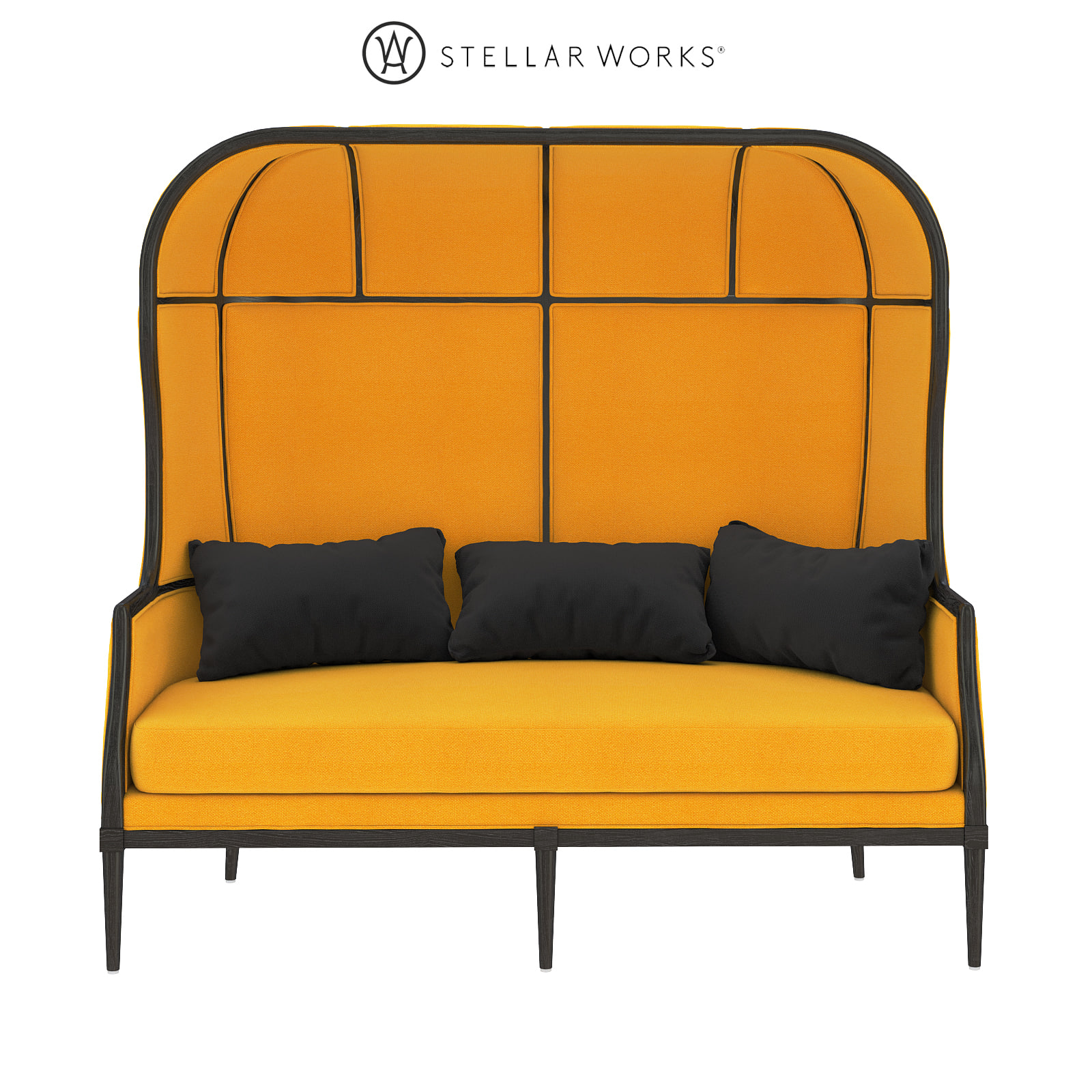 Stellar Works Laval Crown Chair 3D Model