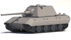 E-100 Ausf  B 128 KwK 3D Model