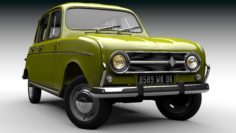 Renault R4 1967 3D model 3D Model