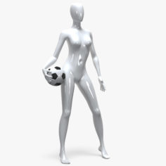 3D Female sport mannequin 1 model 3D Model