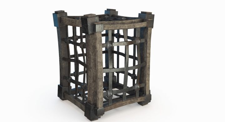 Cage medieval 3D model 3D Model
