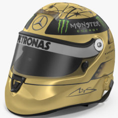 3D model Helmet Michael Schumacher 20th Anniversary 3D Model