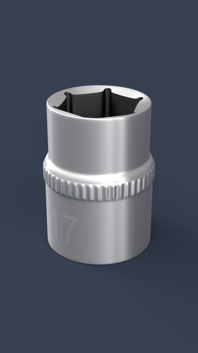 Socket 1-2 3D Model