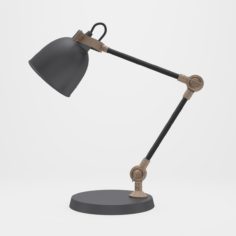 3D Bennett Articulating Desk Lamp model Free 3D Model
