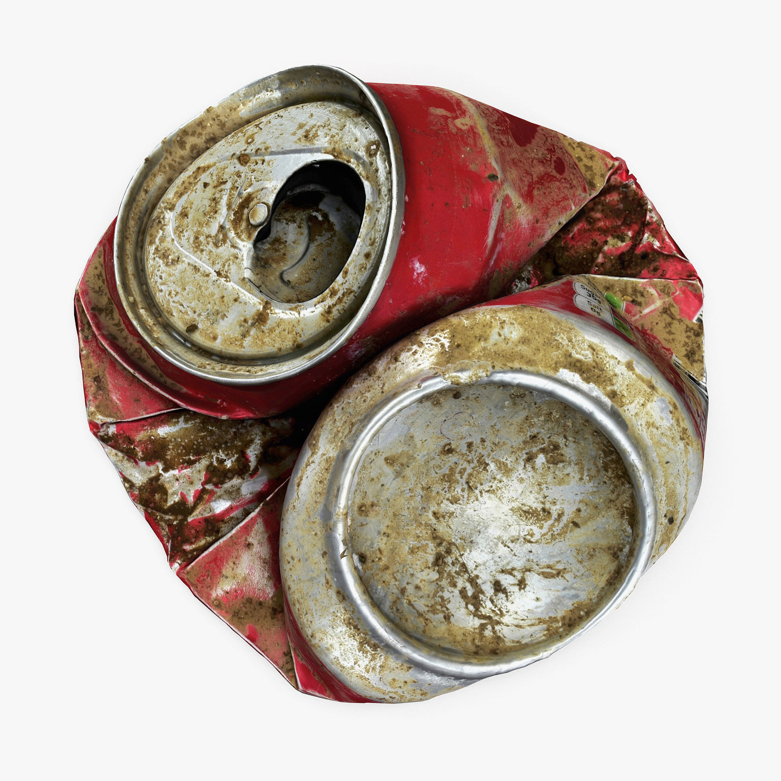 3D Crushed Drink Can 3D Model