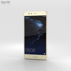 Huawei P10 Lite Platinum Gold 3D Model