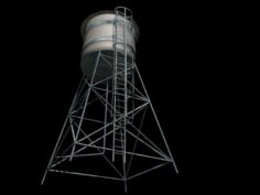 Water tower 3D Model