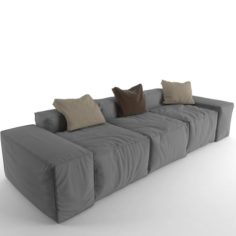Sofa Peanut B Bonaldo 3D Model