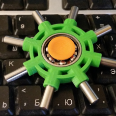 Handwheel Spinner 3D Print Model