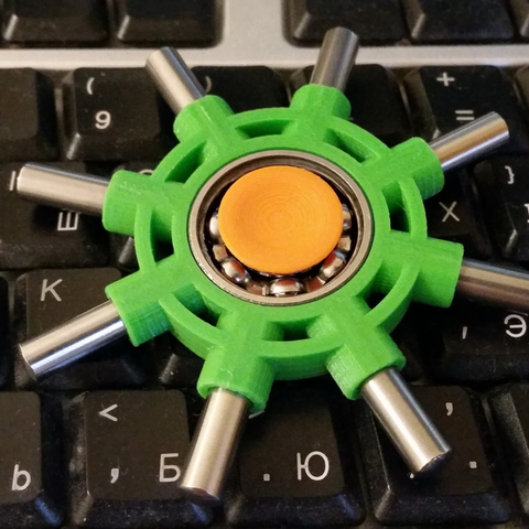 Handwheel Spinner 3D Print Model
