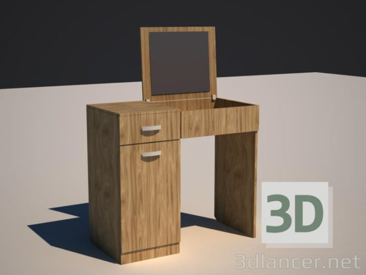 3D-Model 
Dressing table