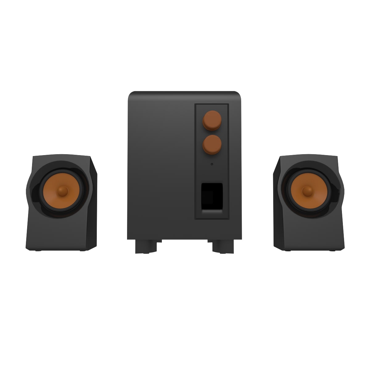 3D Desktop 2.1 Speakers Free 3D Model