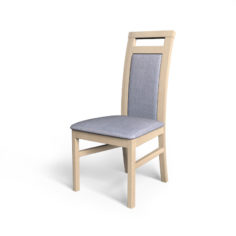 Simple wooden chair 3D model 3D Model