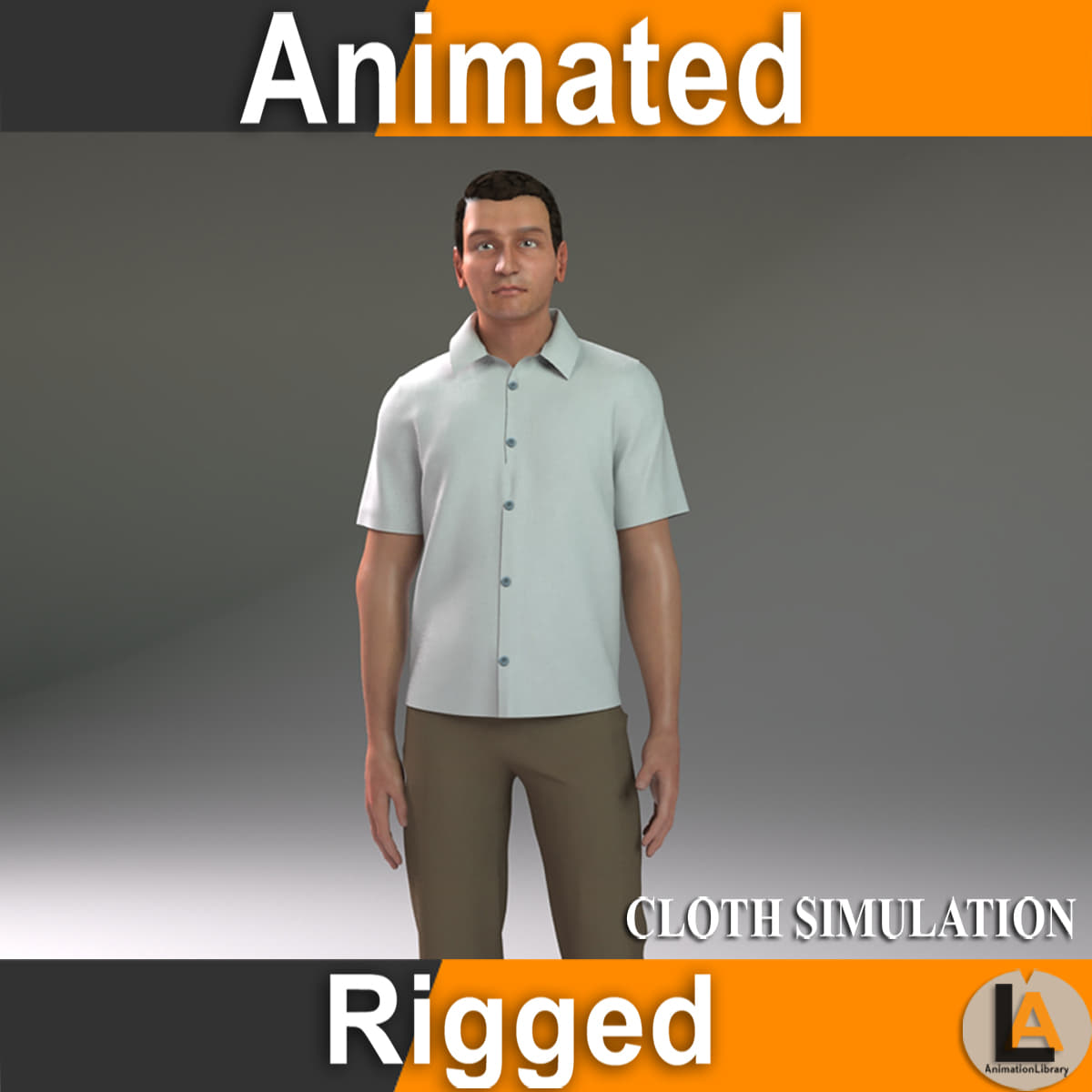 casual man 3D Model