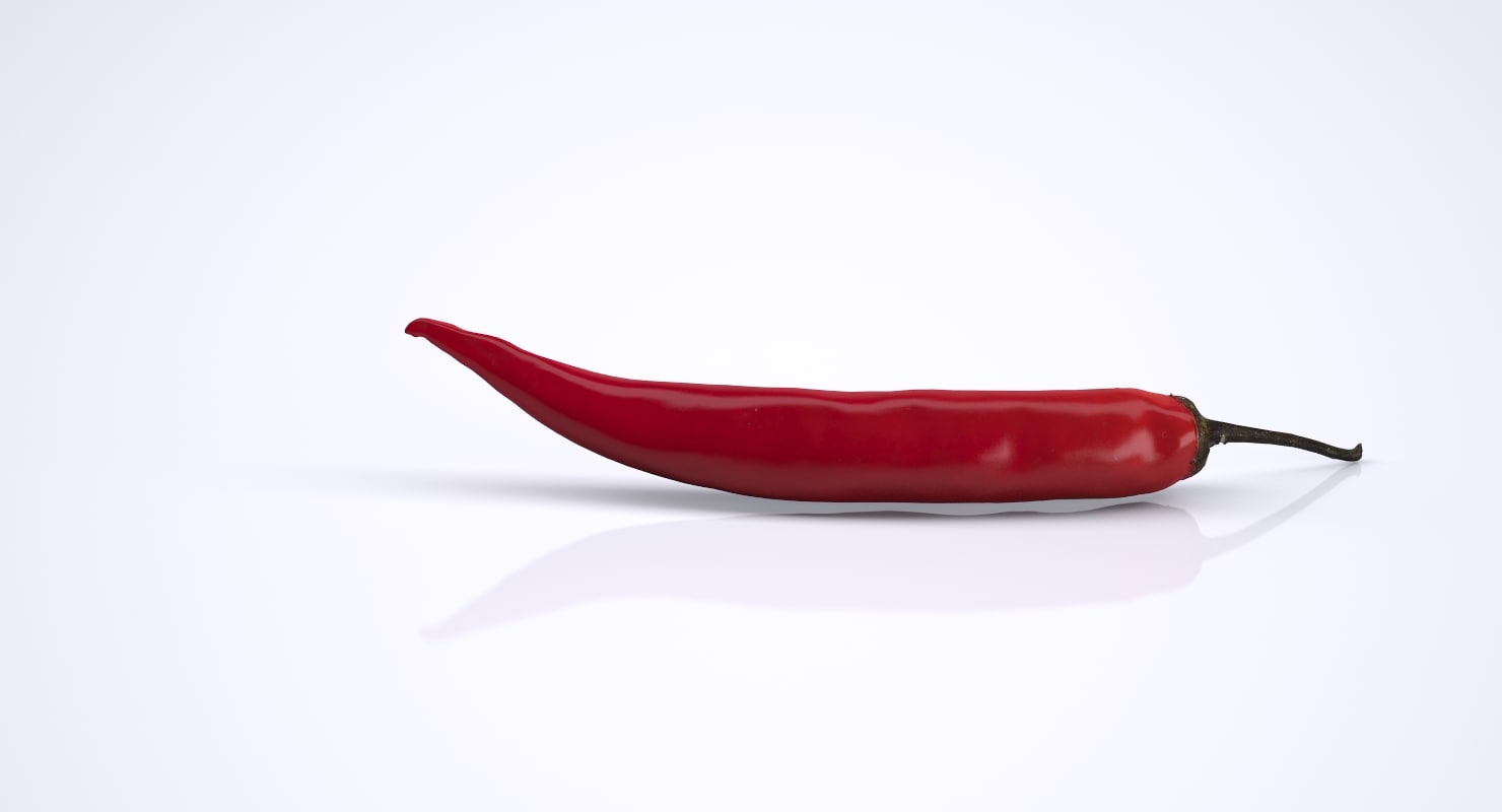 3D Pepperoni No.1 3D Model