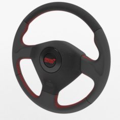 Steering Wheel Sti 3D model 3D Model