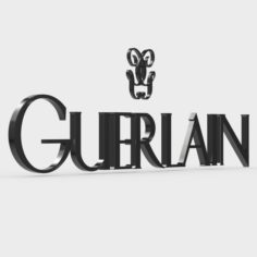 Guerlain logo 3D Model