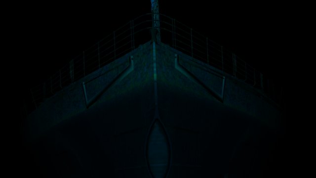 Titanic wreck 3D Model