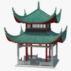 Chinese Pagoda  02 3D Model