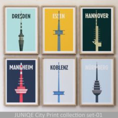 City Print collection set-01 3D Model