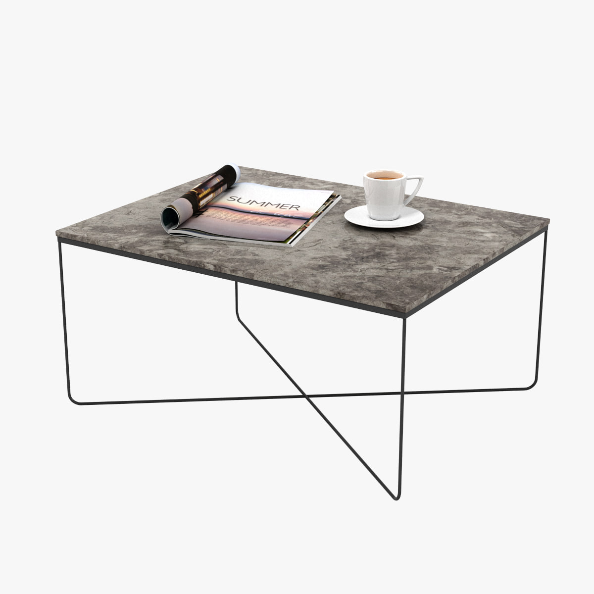 Side Table 002 3D Model